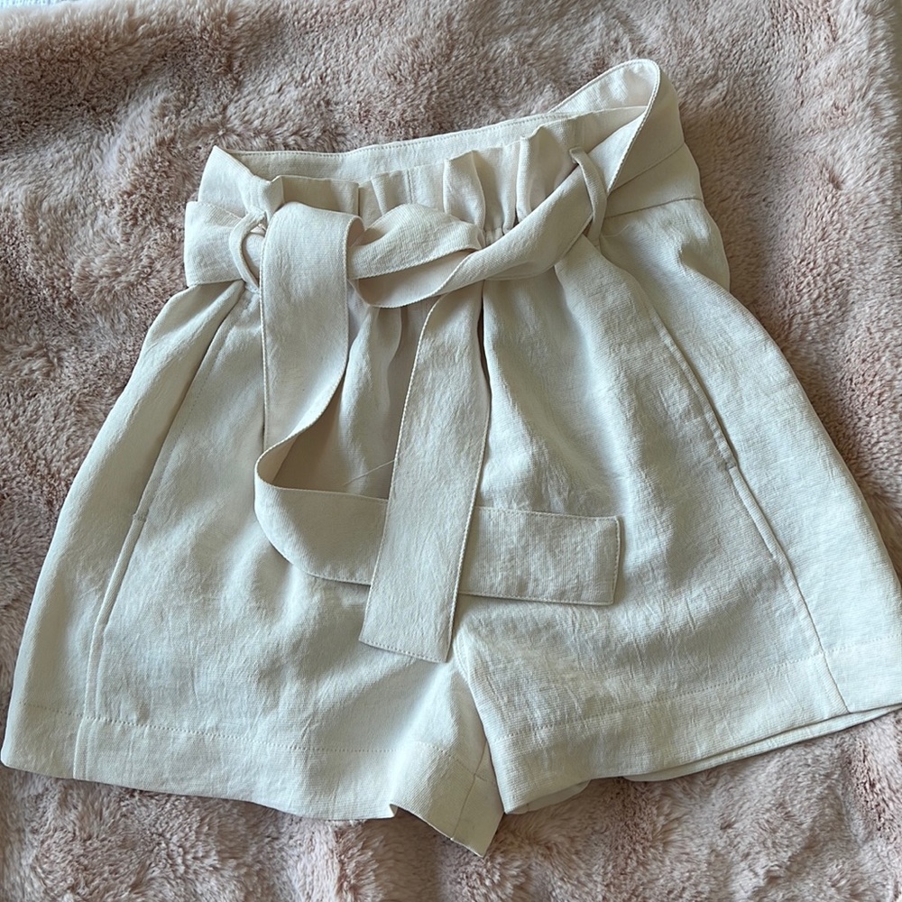 White dressy shorts